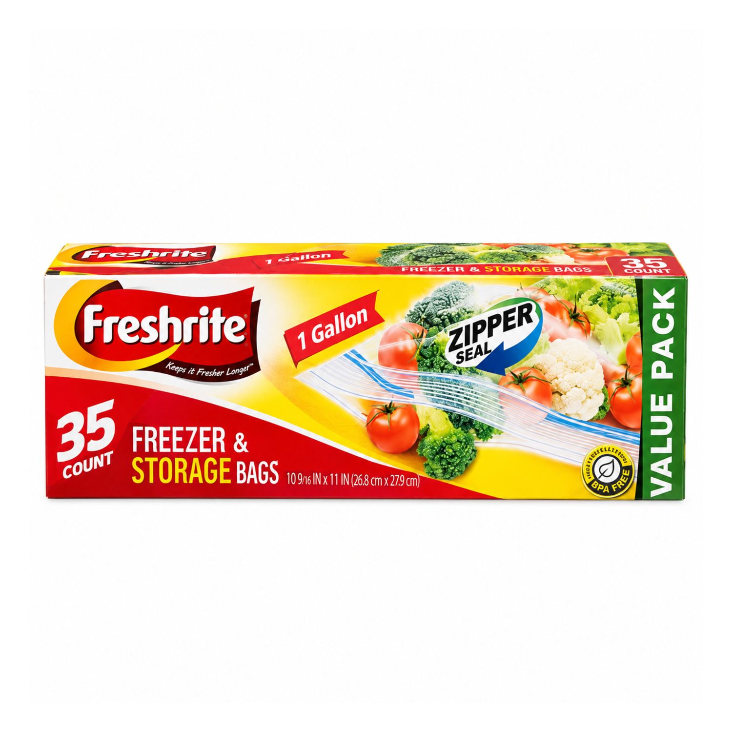 35Ct One Gallon Zipper Freezer Bag {IN85612} (24/cs)