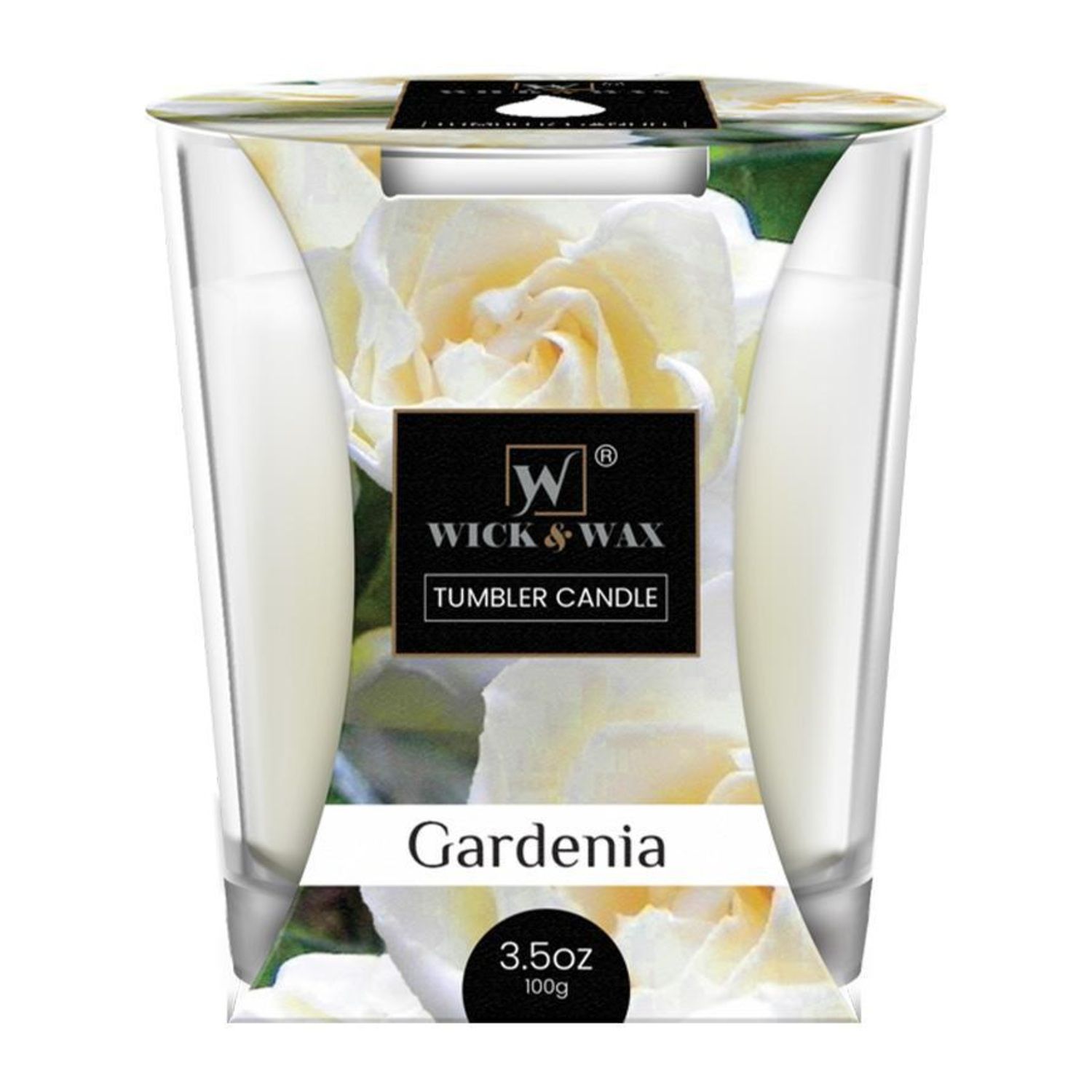 3.5Oz Tumbler Candle Gardenia {86067} (12/cs)