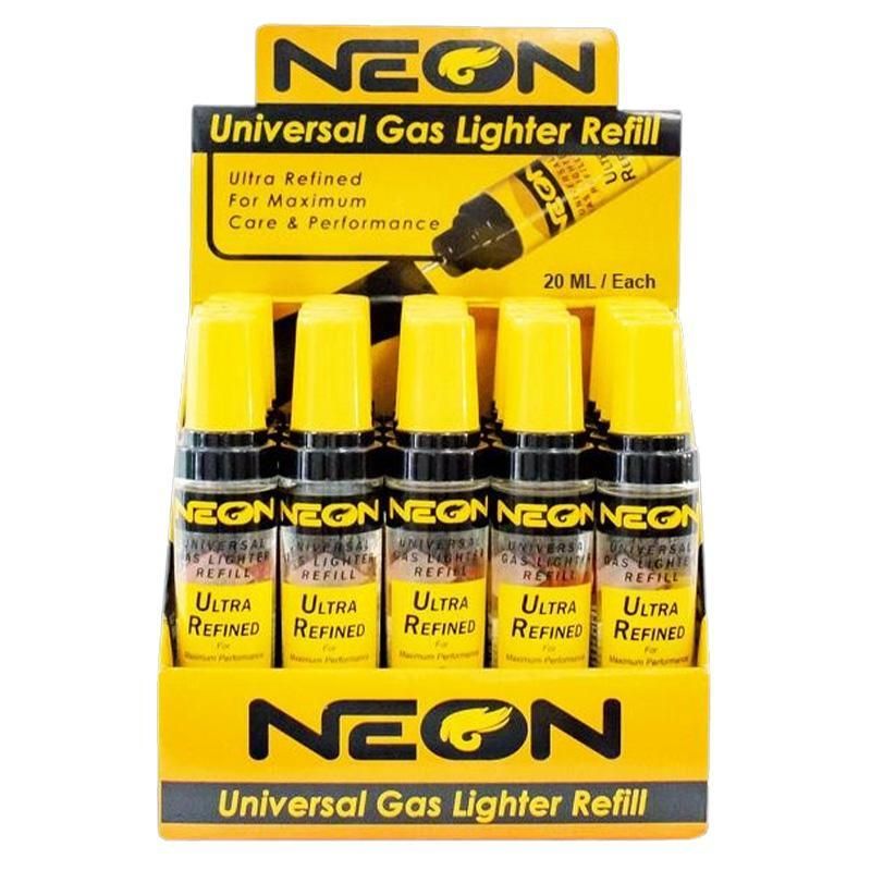 20Ml Neon Butane Gas Refill Pdq {ZY-NEON-REG} (20/cs)
