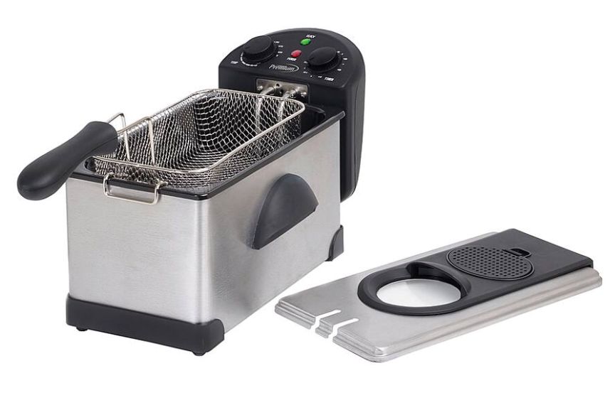 Premium Deep Fryer 3L S.S with Timer (2/cs)