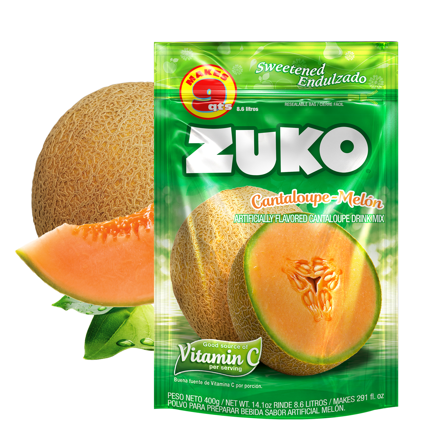 Zuko Cantaloupe Family Pack 14.1oz (12/cs)