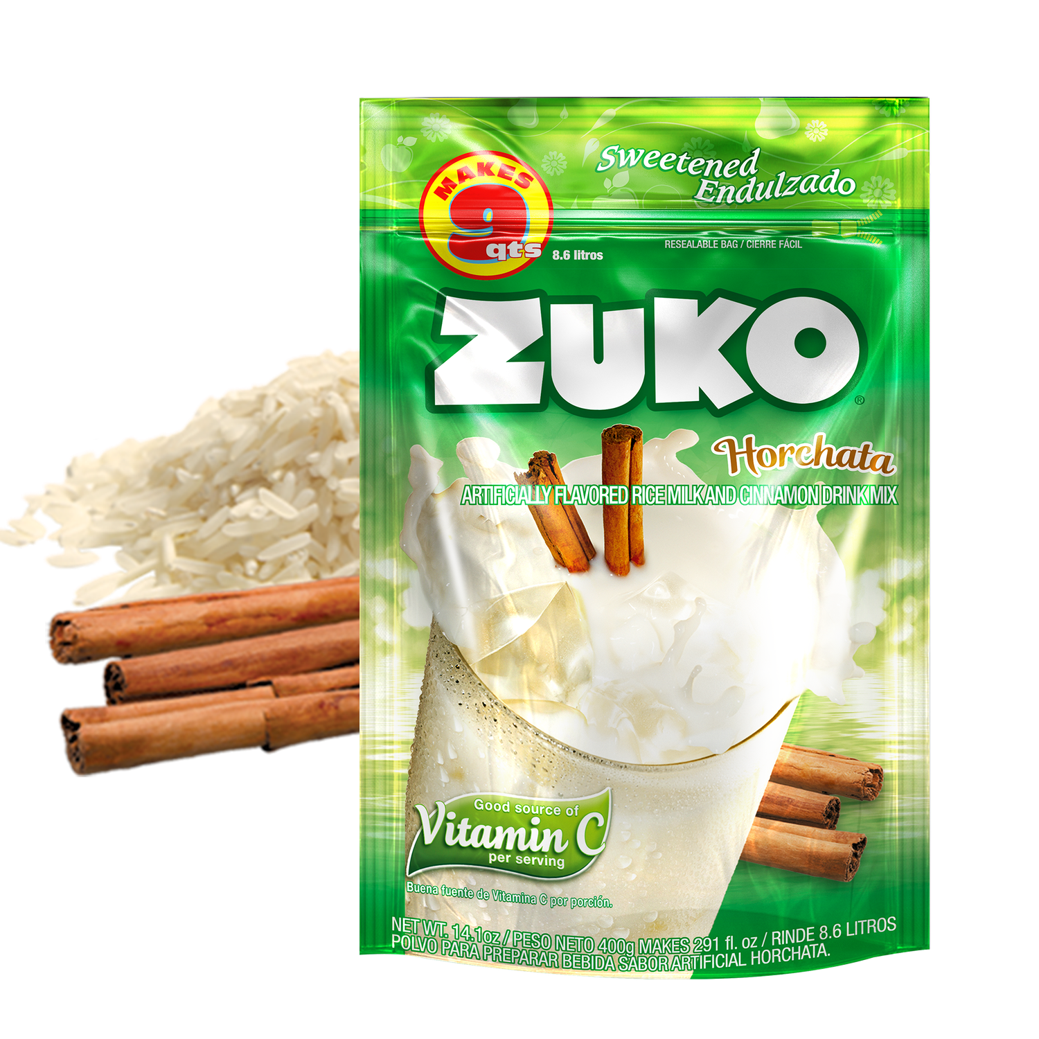 Zuko Horchata Family Pack 14.1oz (12/cs)
