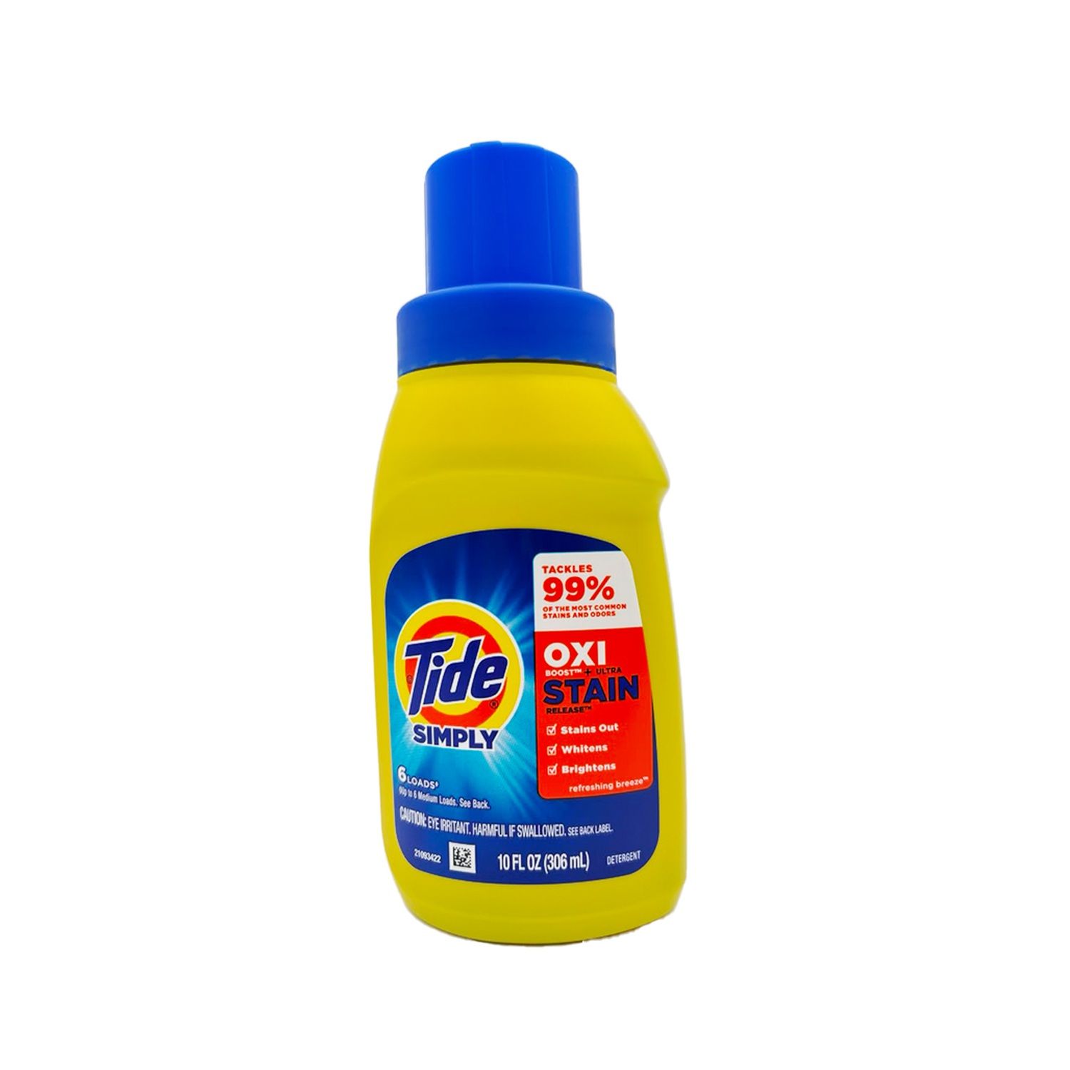 10oz Tide Simply Detergent- Oxi Boost+Ultra Stain Release (12/cs)
