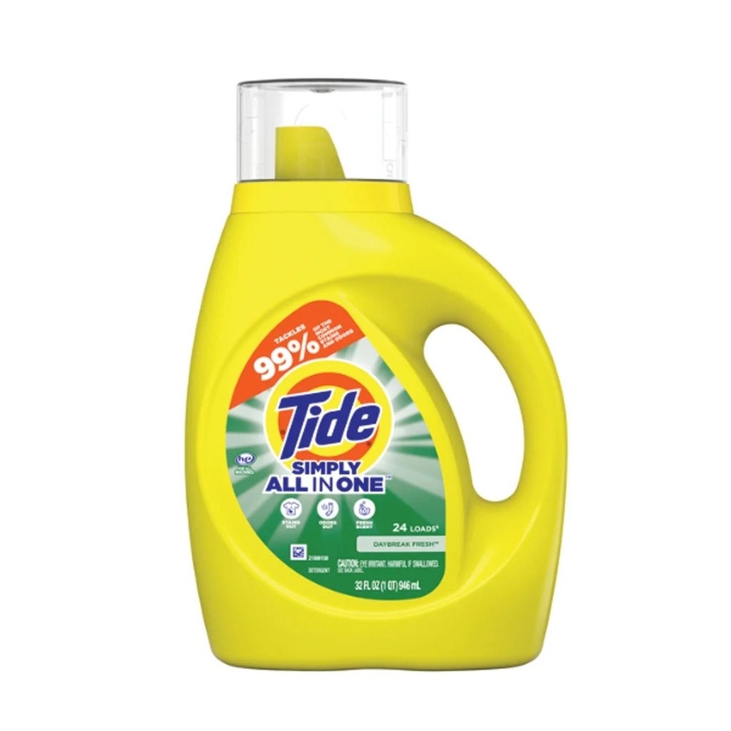 32oz Tide Simply Detergent- Daybreak Fresh (6/cs)