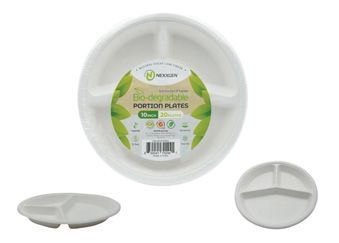 10'' 20ct. Bio Degradable Portion Plates (24/cs)