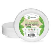 9'' 50ct. Bio Degradable Round Plate (12/cs)
