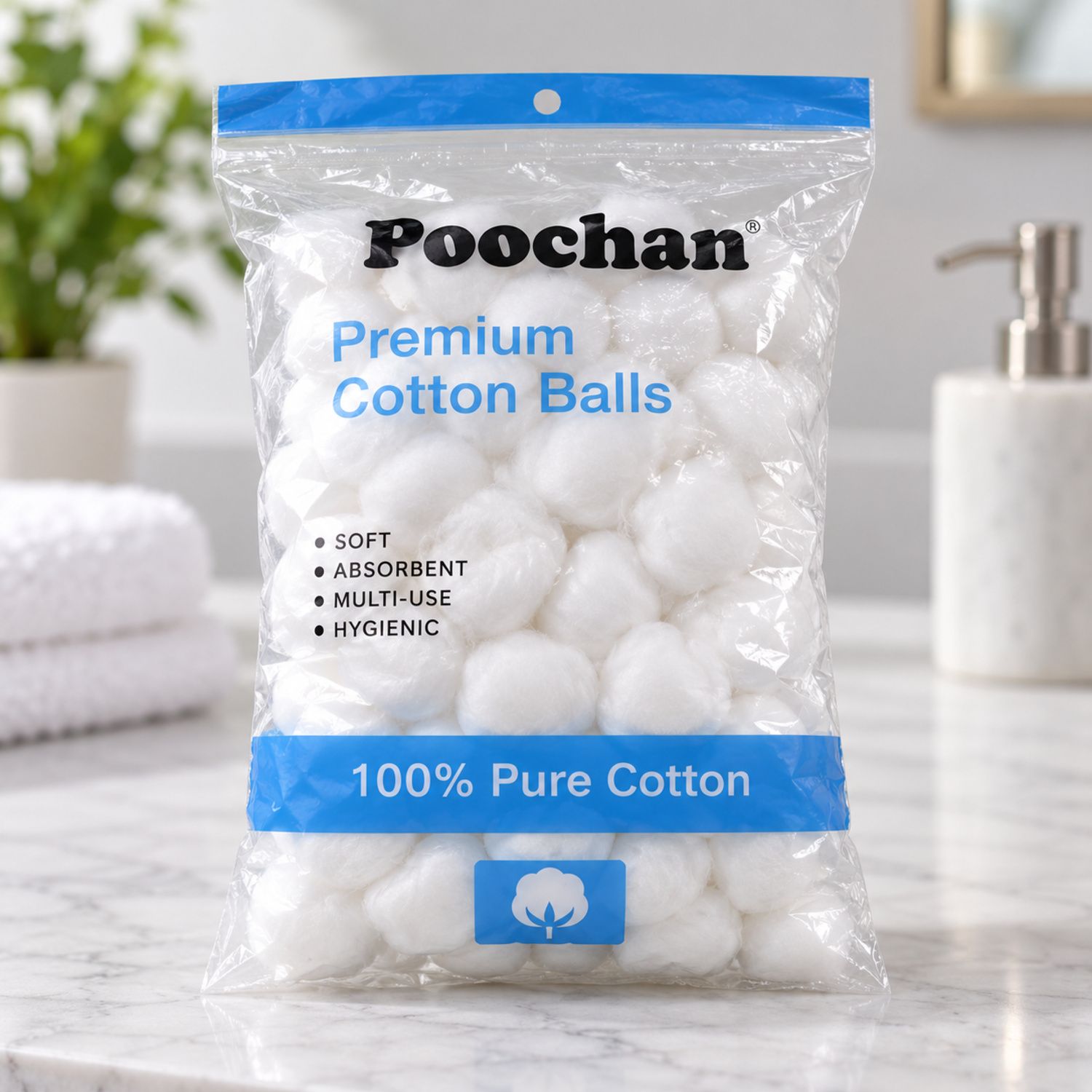 200ct Premium Cotton Balls {HLM200RO} (12/pk)