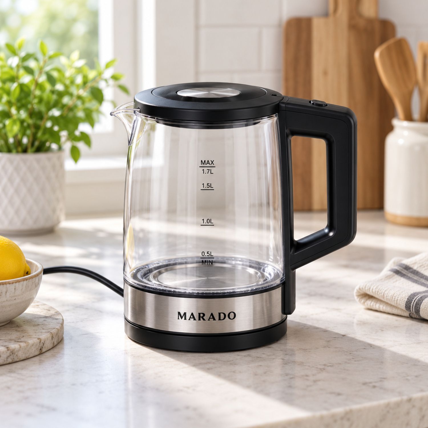 Marado Electric Heat Kettle {MA-0614} (12/cs)