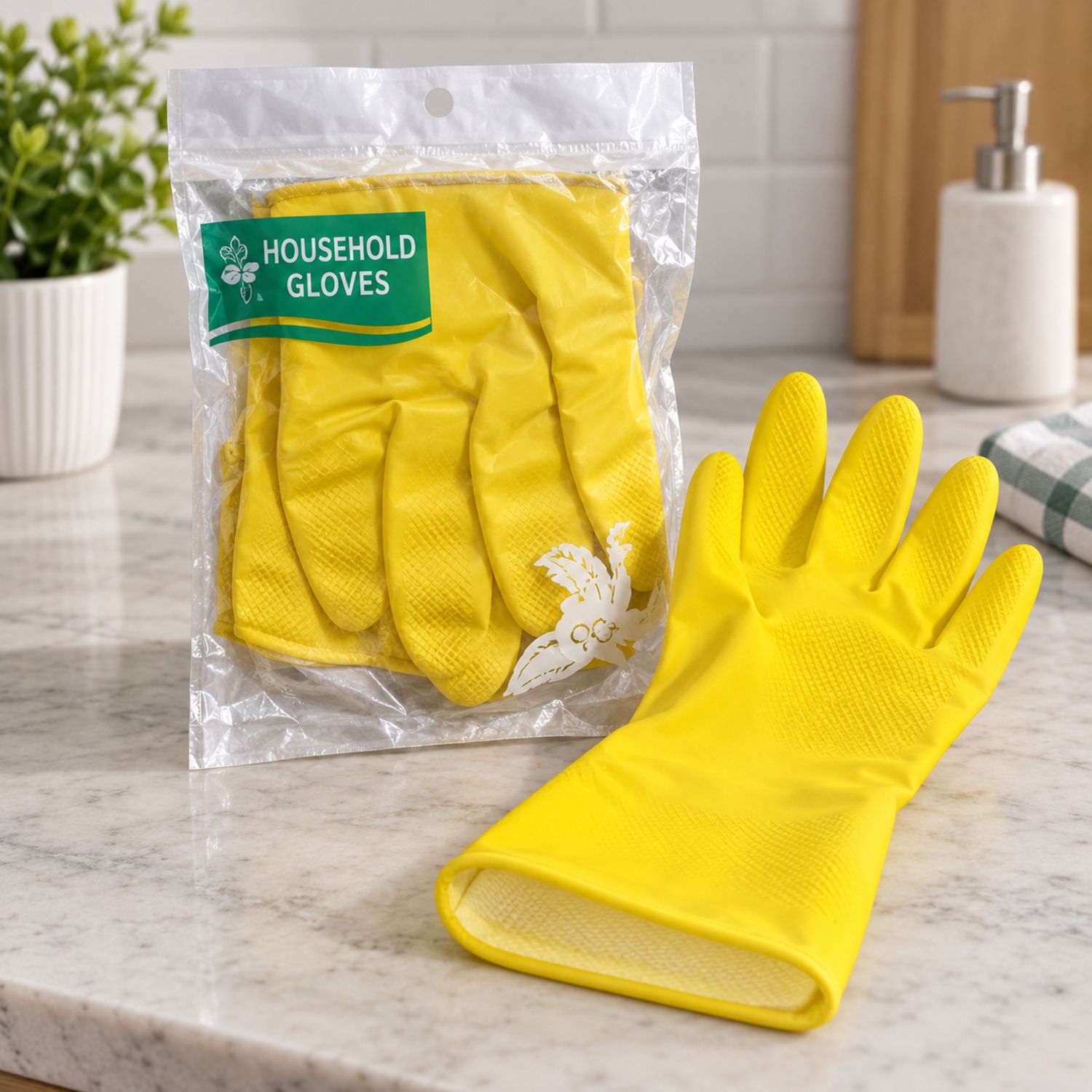 Household Gloves {8028-73G} (300/cs)