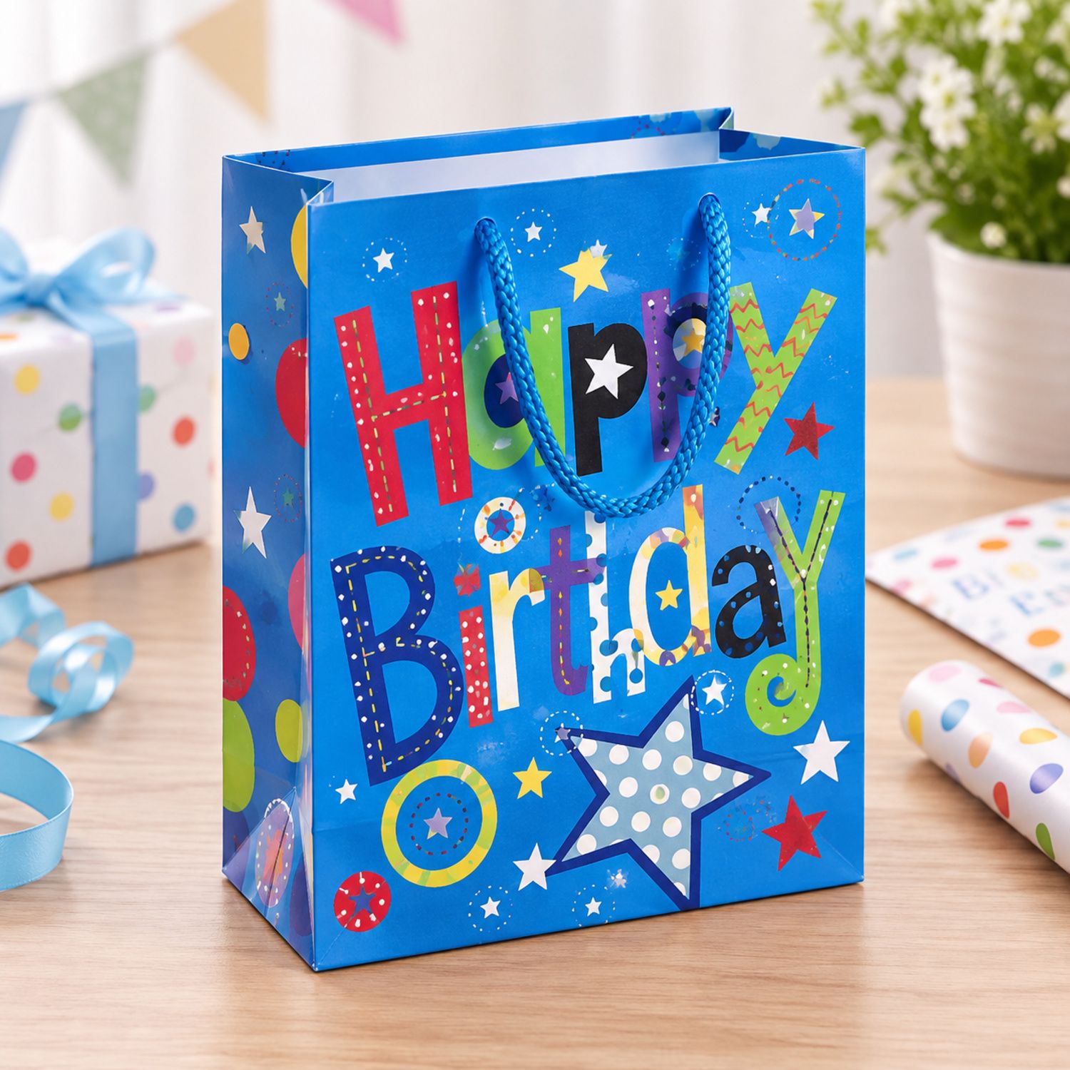 Happy Birthday Gift Bag Small Size {2913S} (720/cs)
