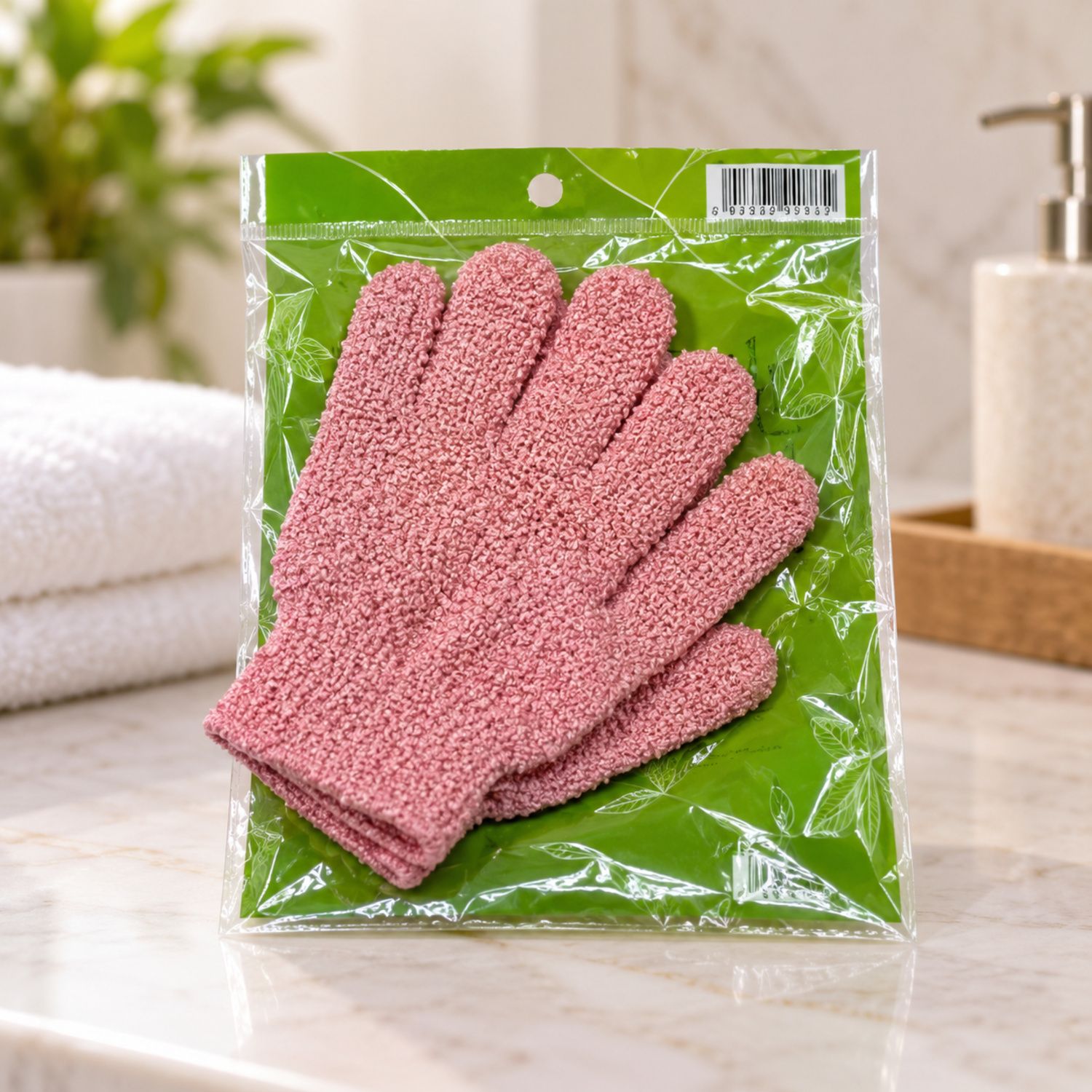 Body Scrubber Glove / Guante Exfoliante {NVA-106} (600/cs)