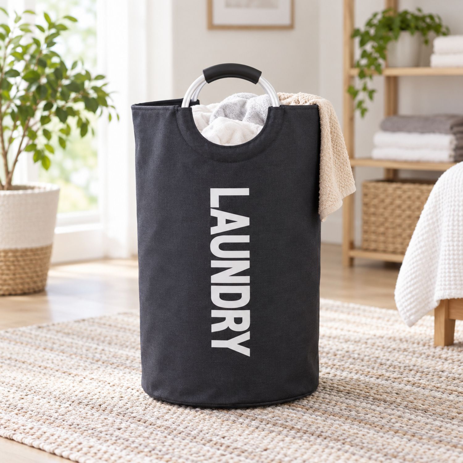 Laundry Cesta de Ropa de Tela {NVA-105} (48/cs)