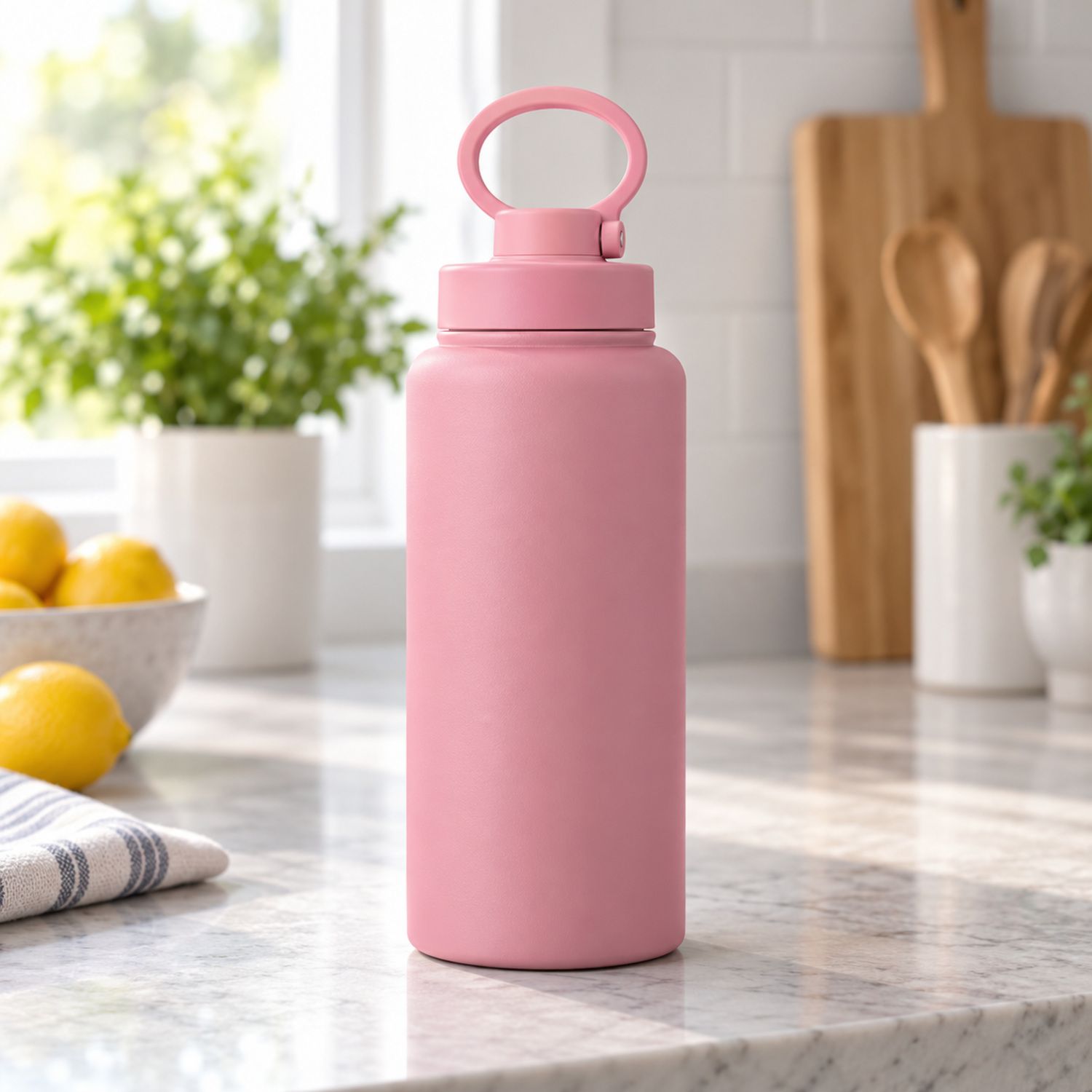 Double Wall Stainless Steel Bottle 1200ml/40OZ {DYB-956-1200} (25/cs)