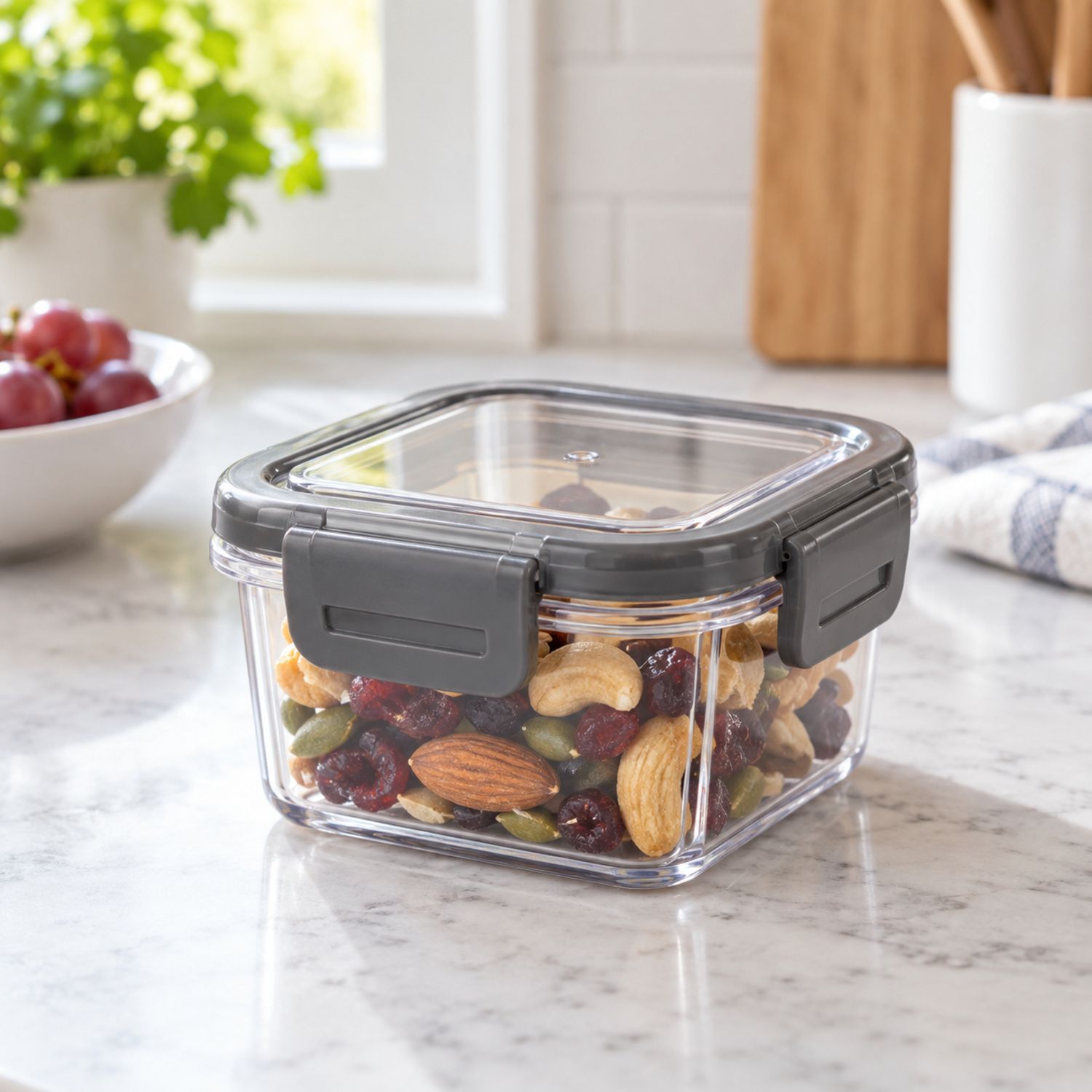 12ct Small Snack Square Storage Box {5965} (10/cs)