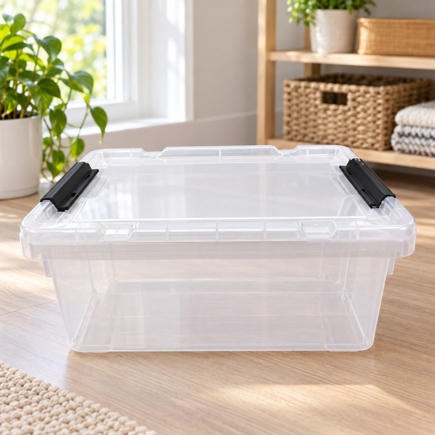 Plastic Storage Bin / Caja Plastica Organizadora {WF051612} / {8023} (20/cs)