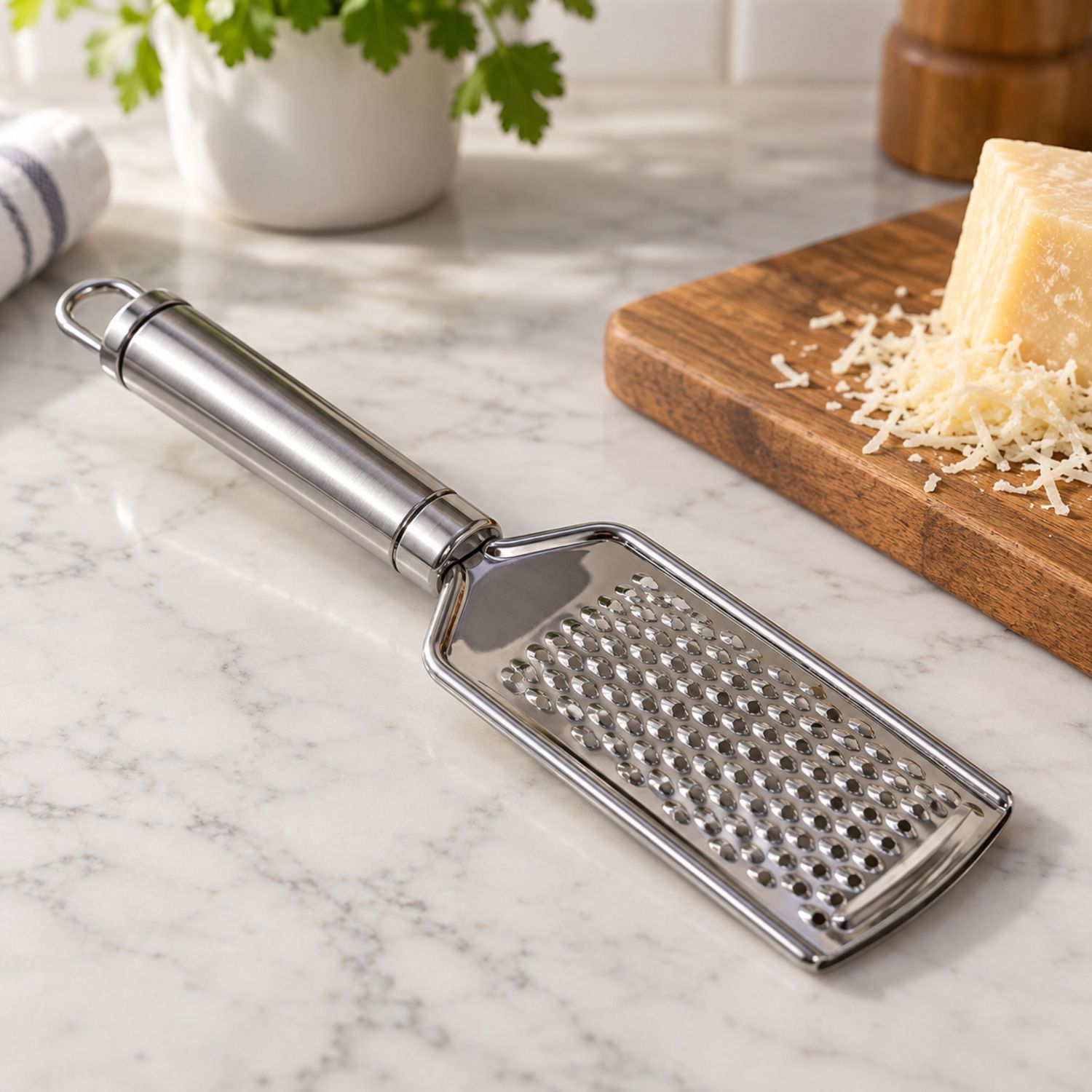 Stainless Steel Cheese Grater Kitchenware {FL26-27} (240/cs)