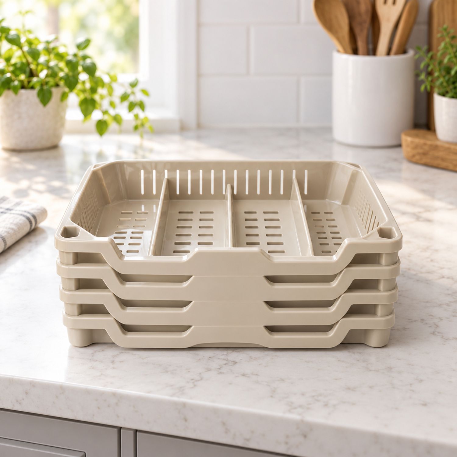 Storage Rack / Rack con 4 Divisiones {0998} (15/cs)
