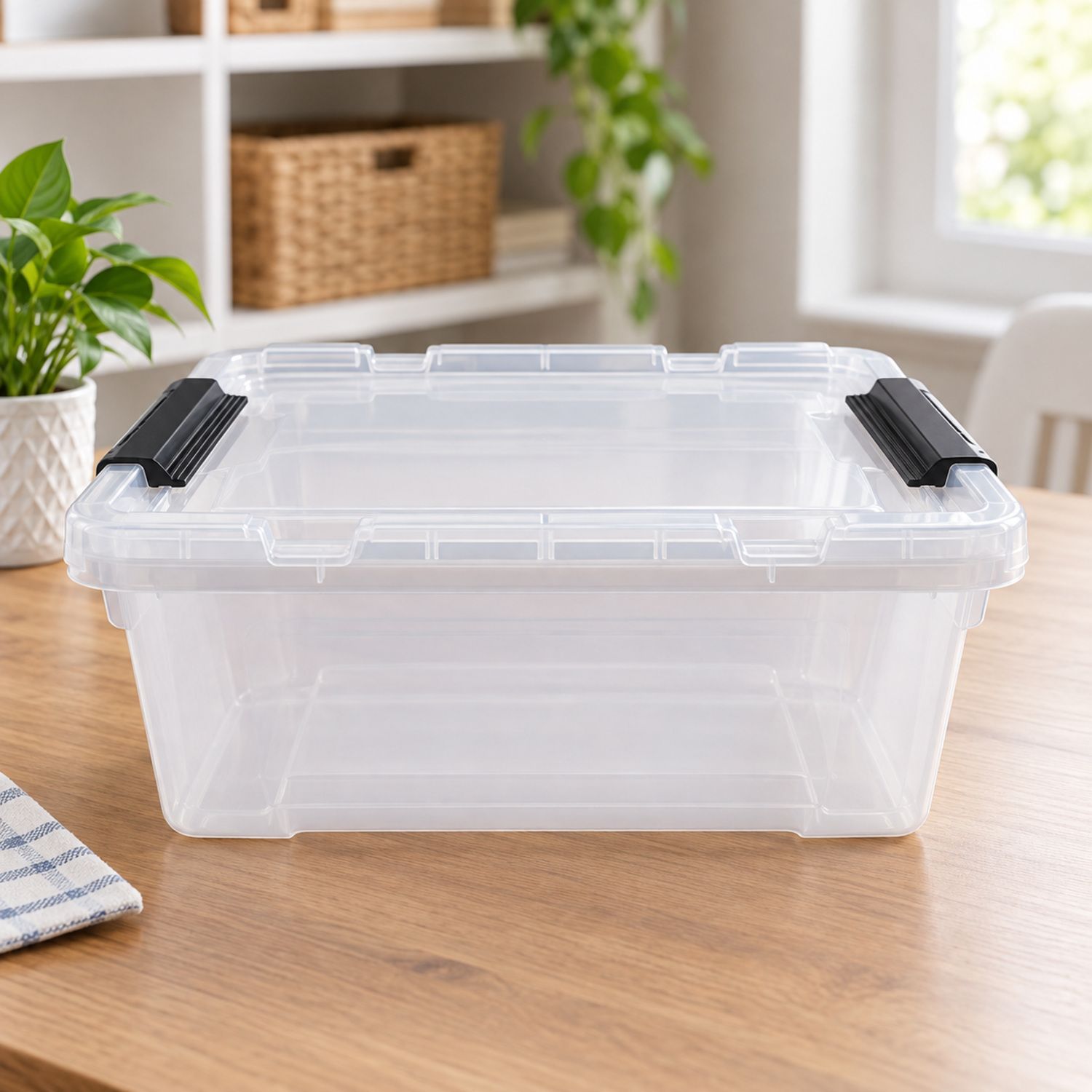 Plastic Storage Bin / Caja Plastica Organizadora {WF051610} / {8021} (25/cs)