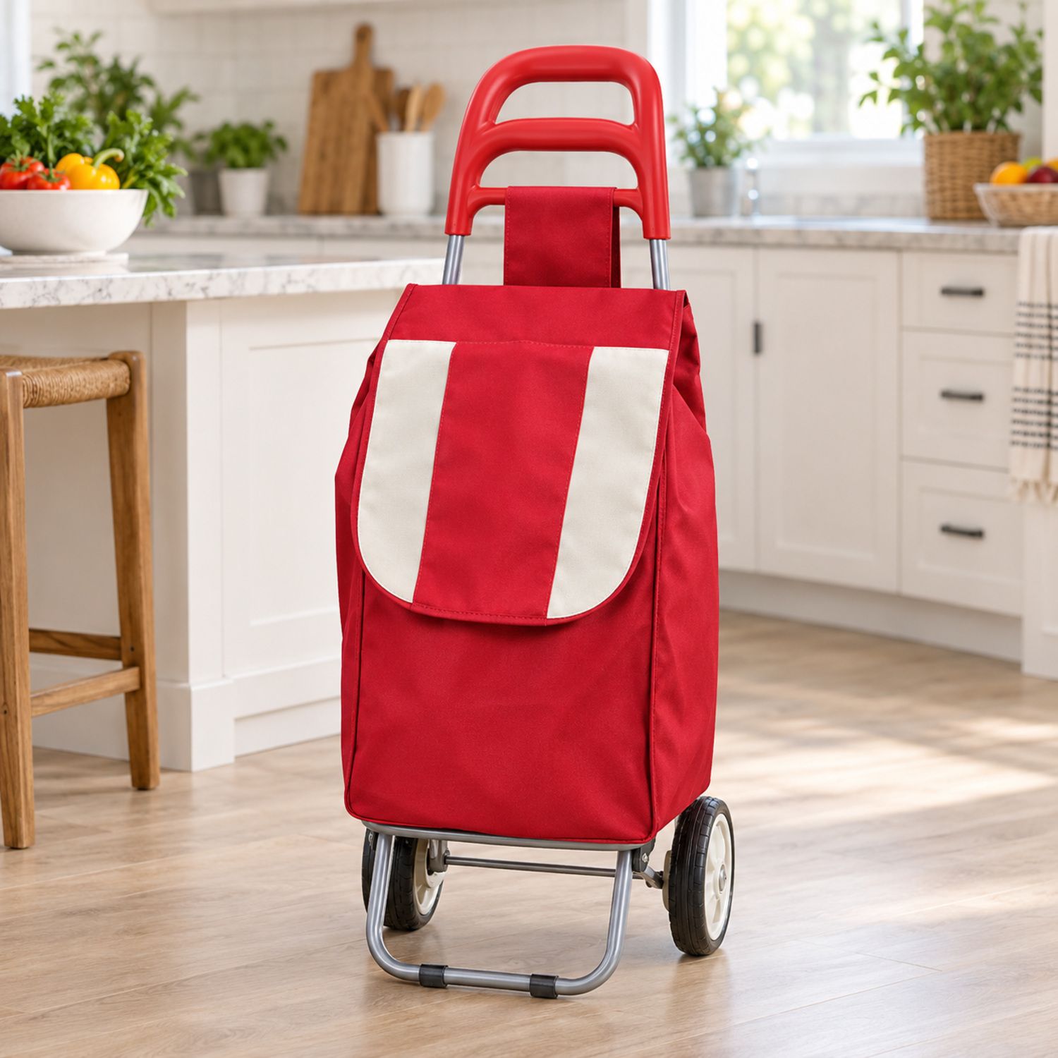Shopping Bag / Carro de Compras de Tela {NVA-180} (10/cs)
