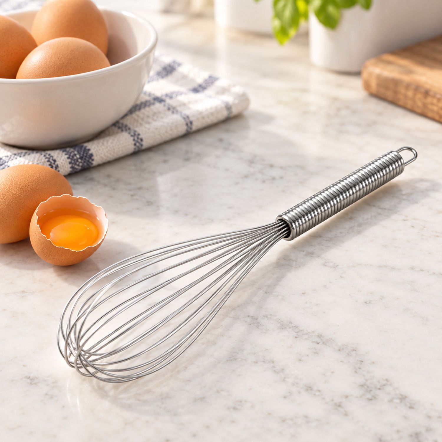 Stainless Steel Egg Whisk / Batidor de Acero Inoxidable {ADO512-3} (480/cs)