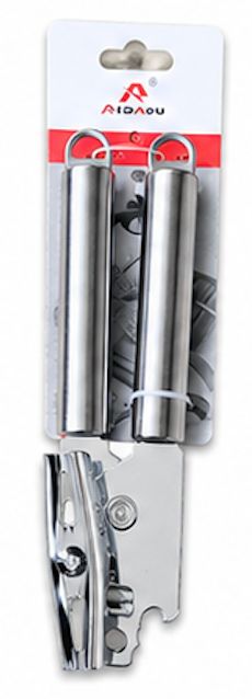 Stainless Steel Can Opener Kitchenware {FL-26-61} (120/cs)