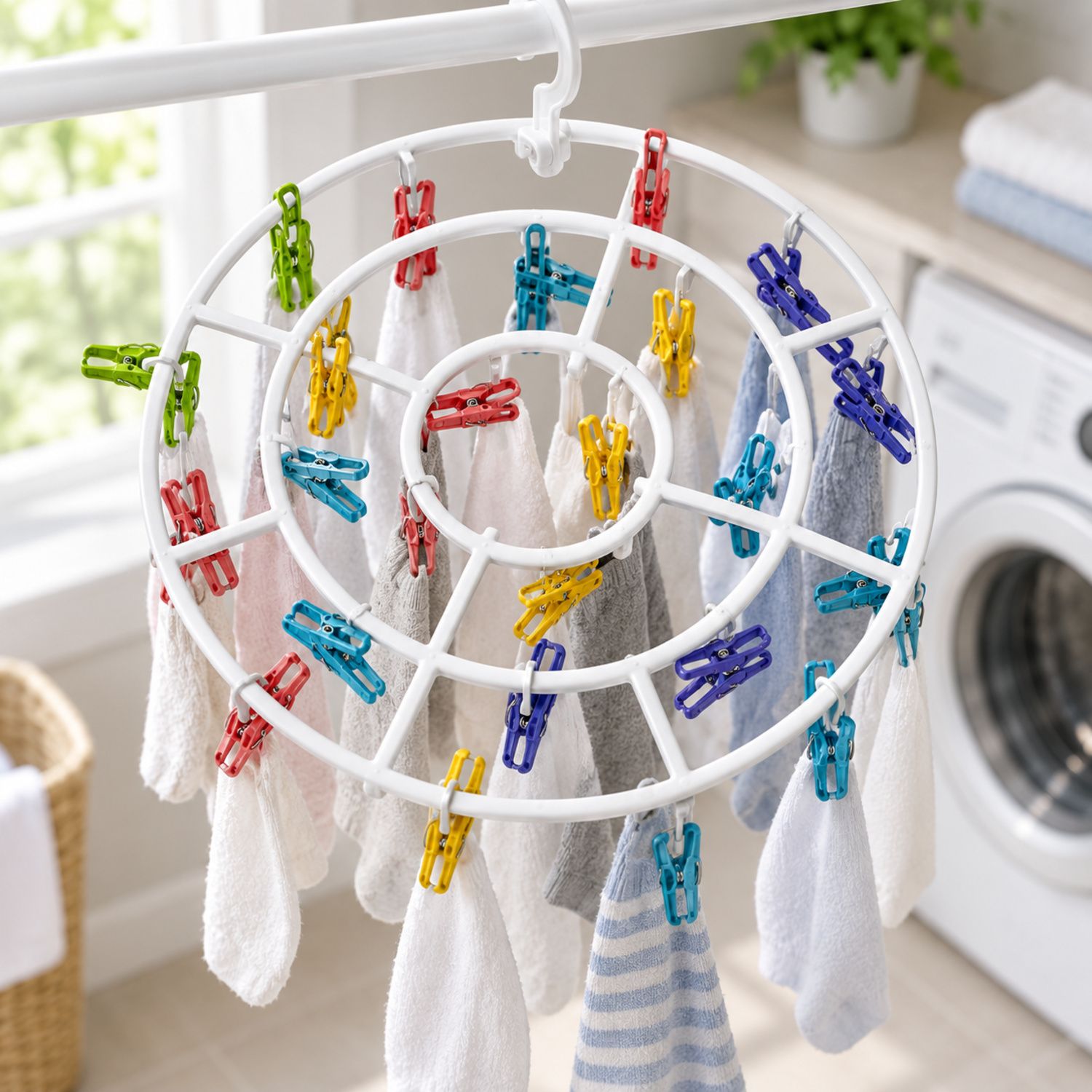 Ganchero Circular / Round Set Hangers {8962} (60/cs)