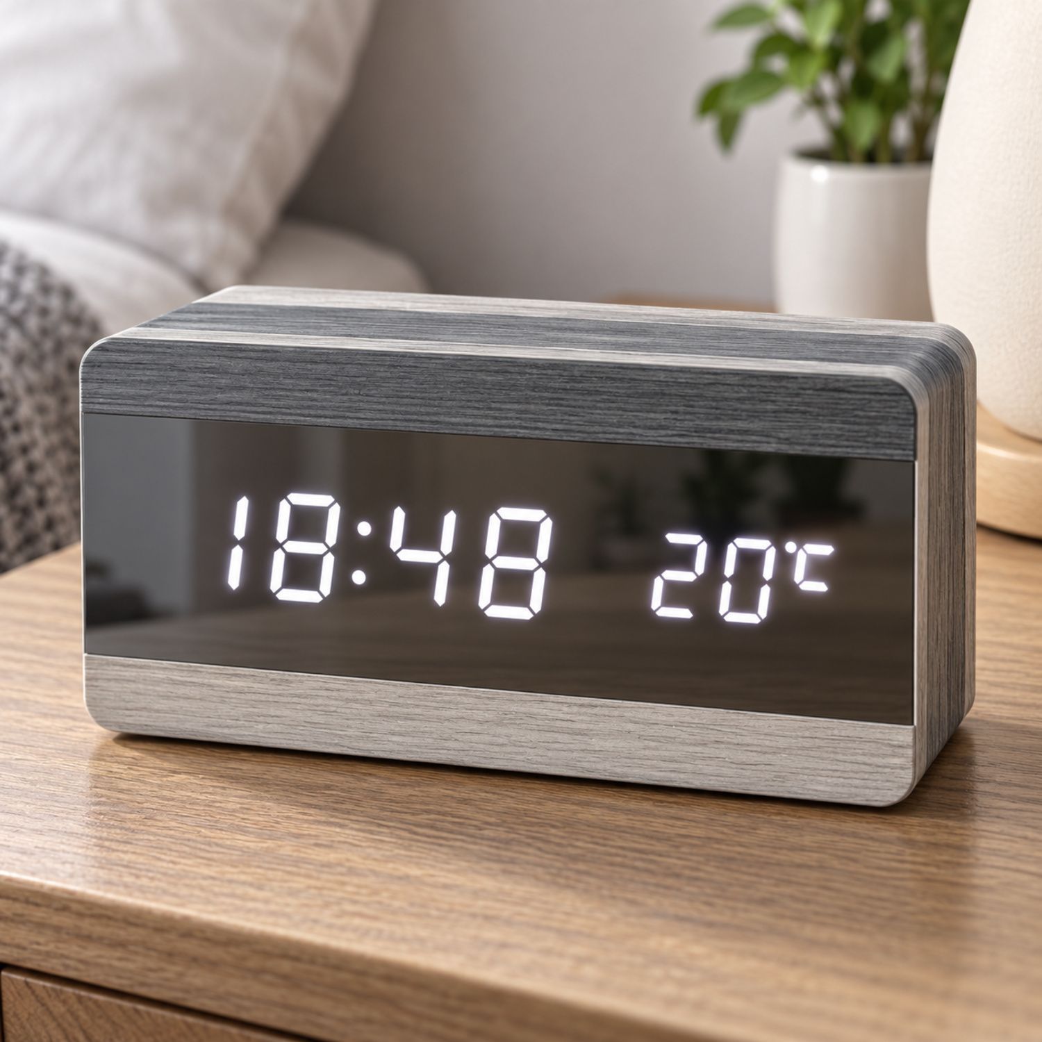 Despertador LED / LED Alarm Clock {NVA-191} (80/cs)