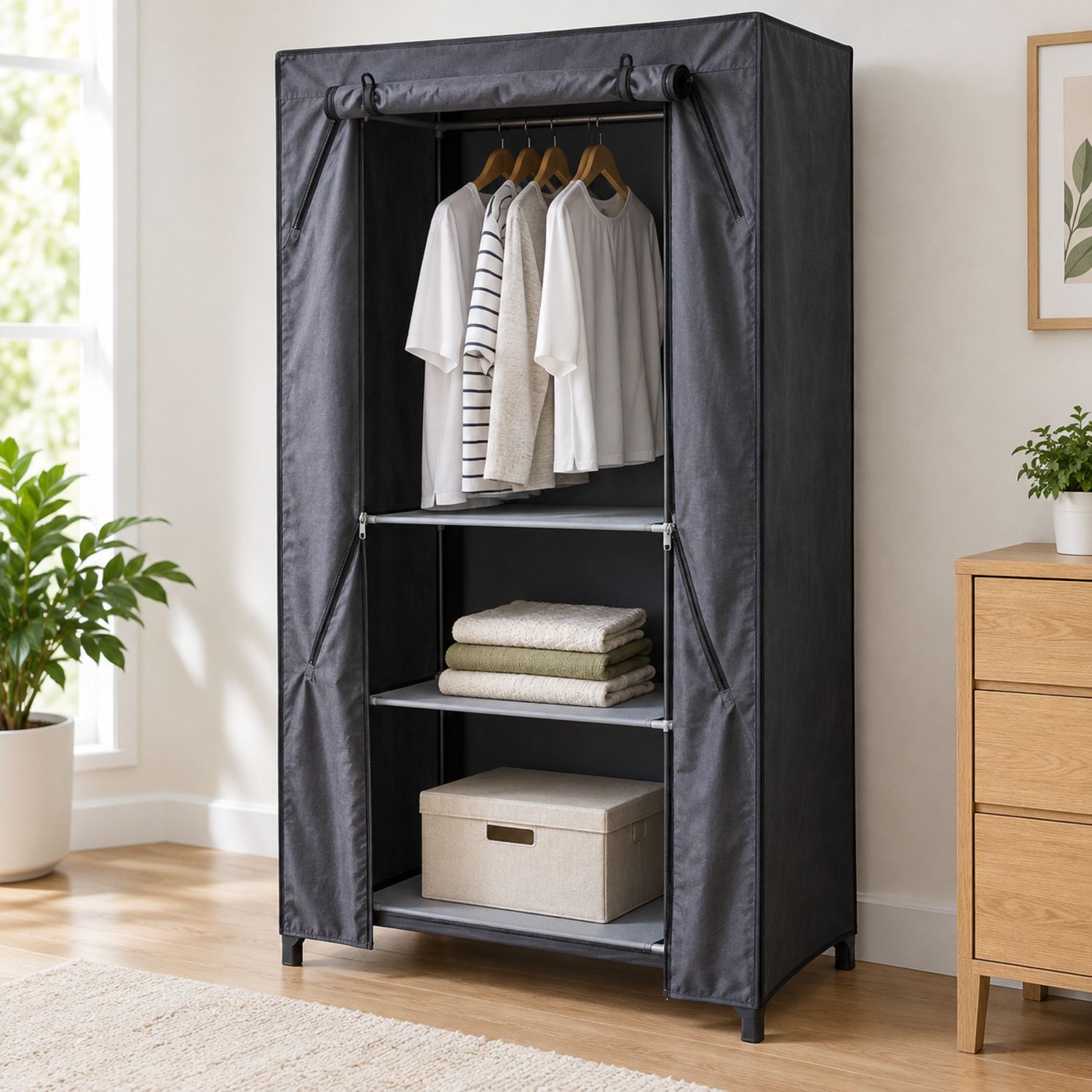 Simple Wardrobe {NVA-YX9136B} (16/cs) Simple Wardrobe {NVA-YX9136B} (16/cs)