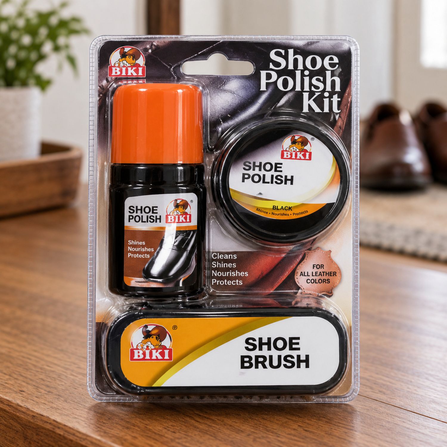 Liquid, Polish and Shoe Brush Kit {PA6688} (12/cs)