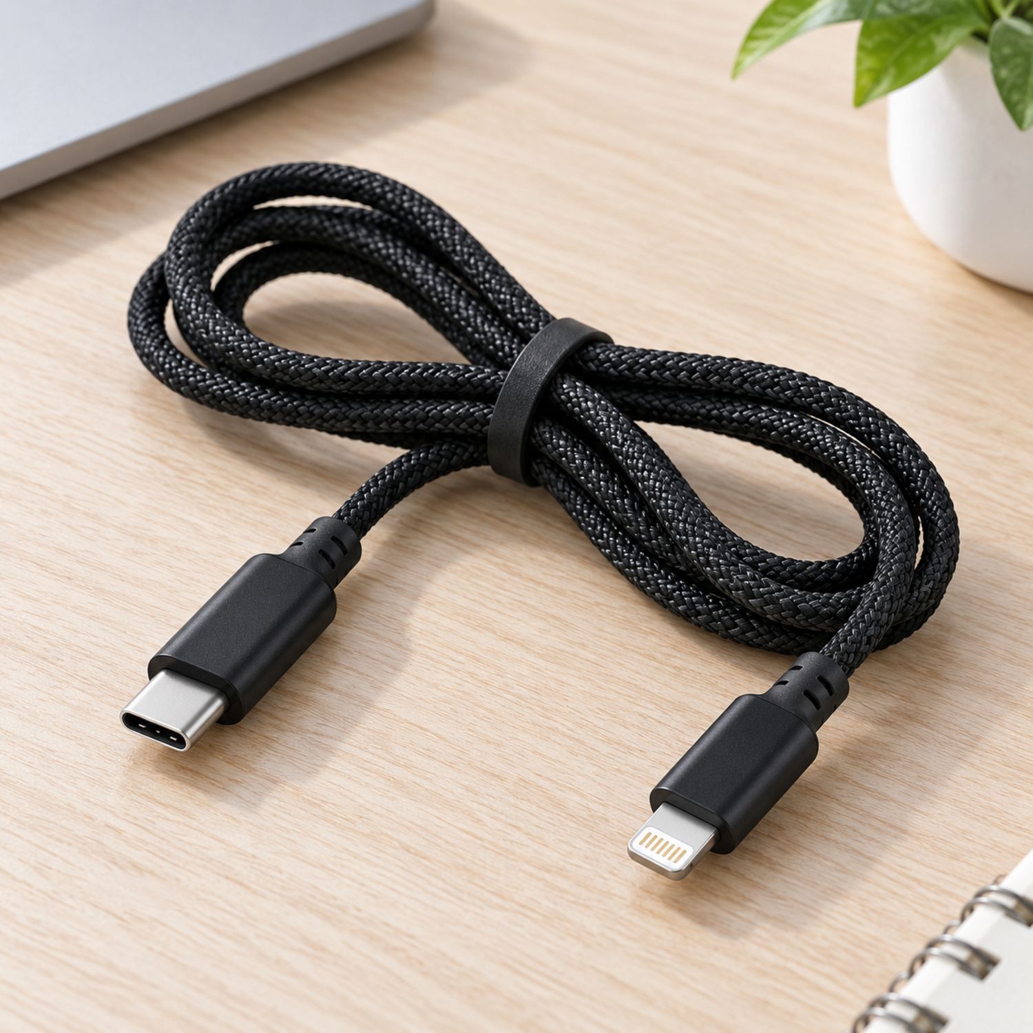 Braided Nylon Data Cable Type C to Lightning 35 W {JKX-B220} (200/cs)