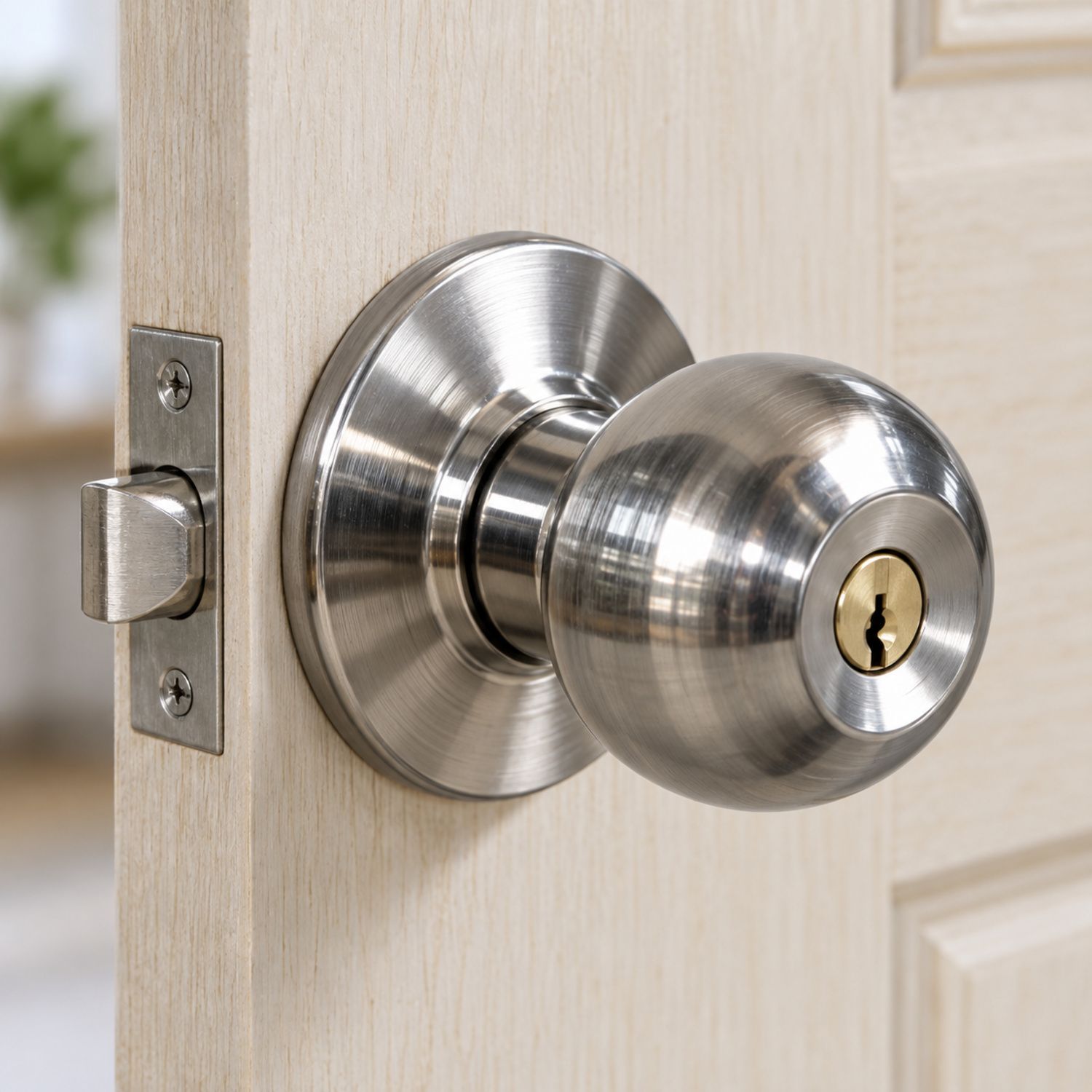 Cylinder Door LockSet {607-BM} (24/cs)