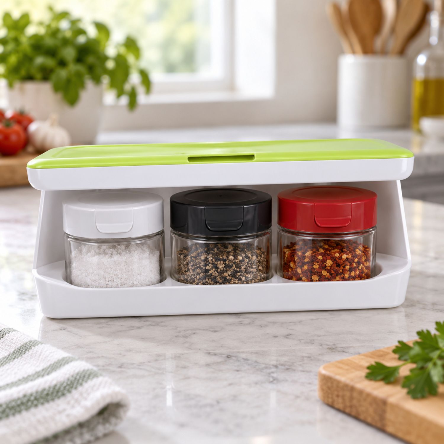 3pcs Storage Jar Set {NVA-149} (16/cs)