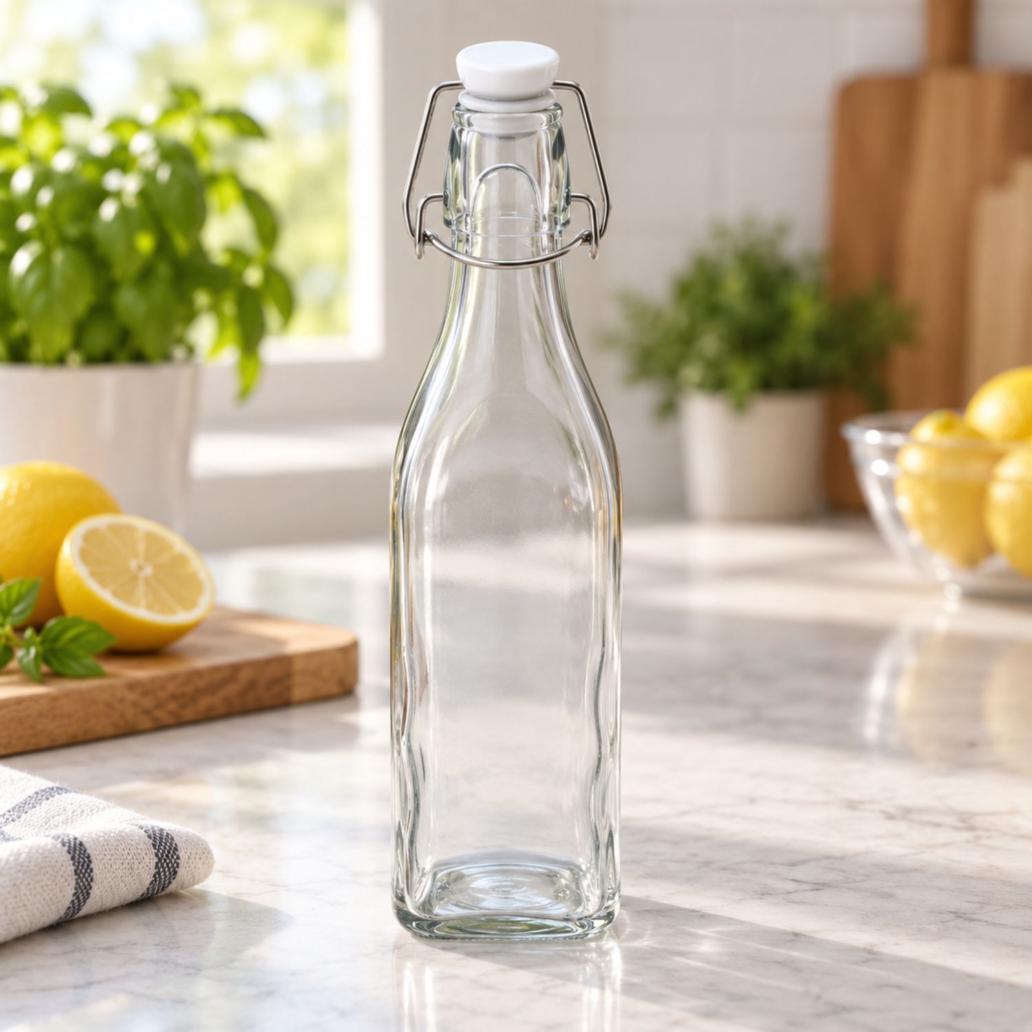 500ml Glass Water Bottle/ Botella de Agua en Vidrio {NVA-154} (40/cs)