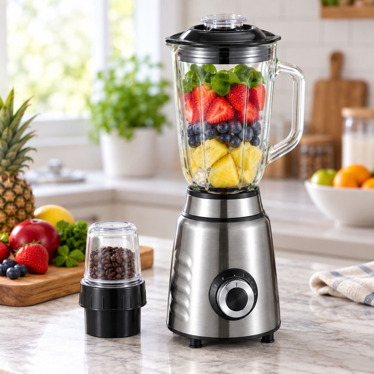 2 in 1 Sokany Multi-Purpose Blender 800 W {SK-03048} (8/cs)