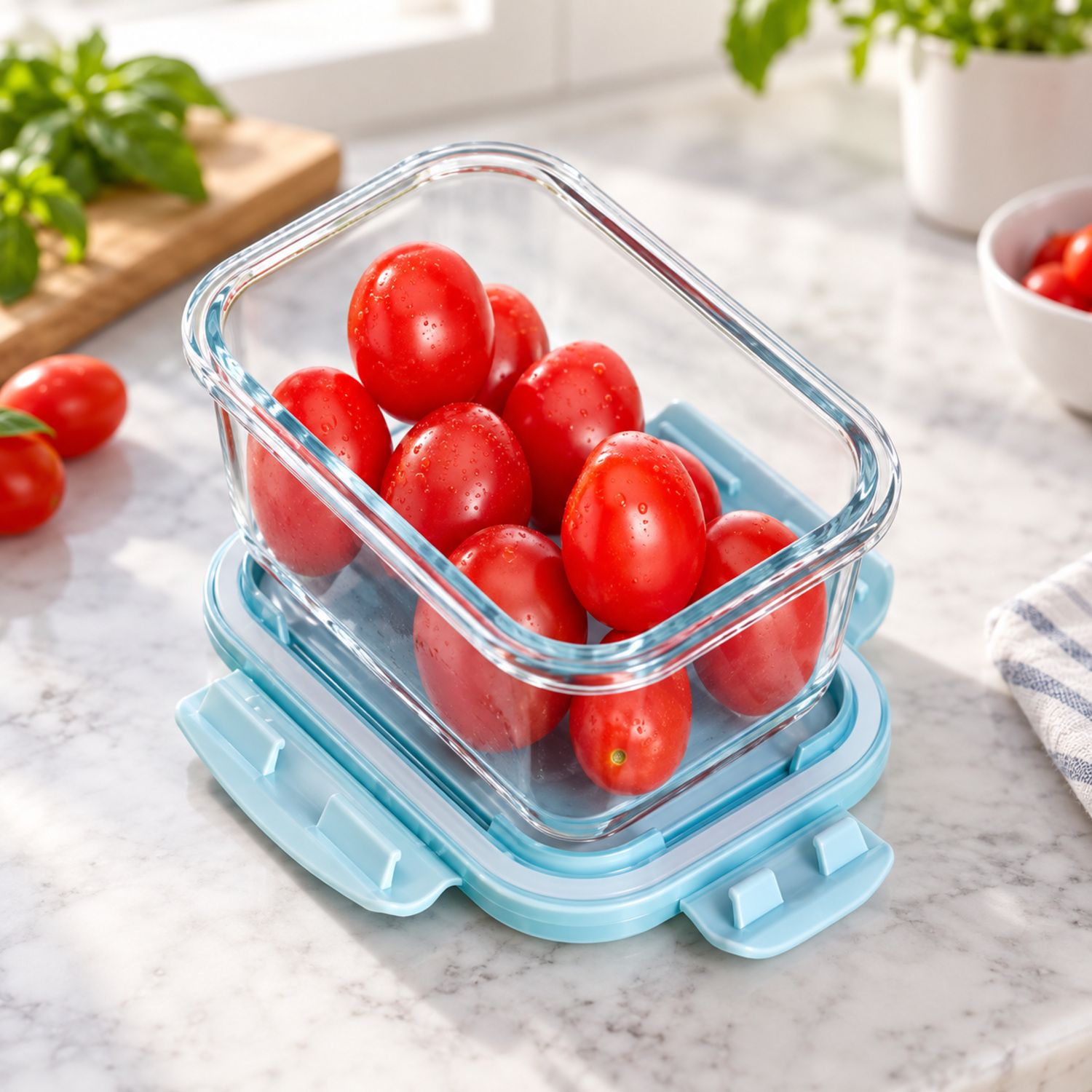 1040ml Glass Container {NVA-136} (24/cs)
