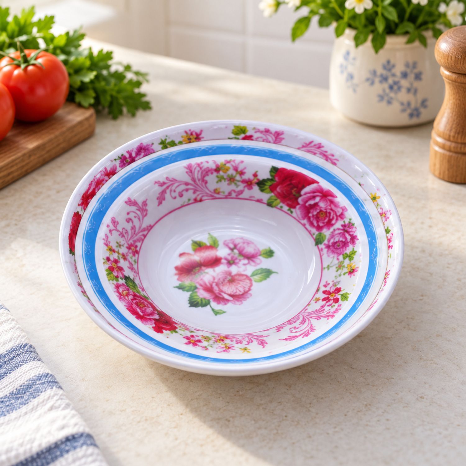 7" Soup Melamine Plate / 7" Plato de Sopa Melamina {1207} (300/cs)