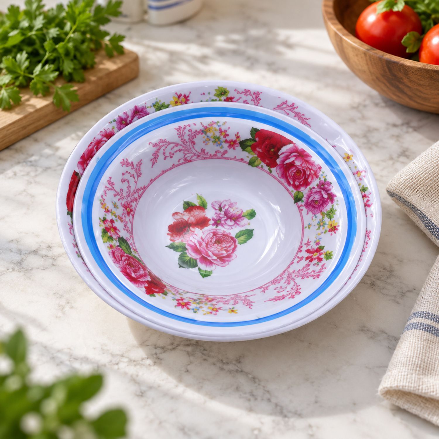 8" Soup Melamine Plate / 8" Plato de Sopa Melamina {1208} (240/cs)