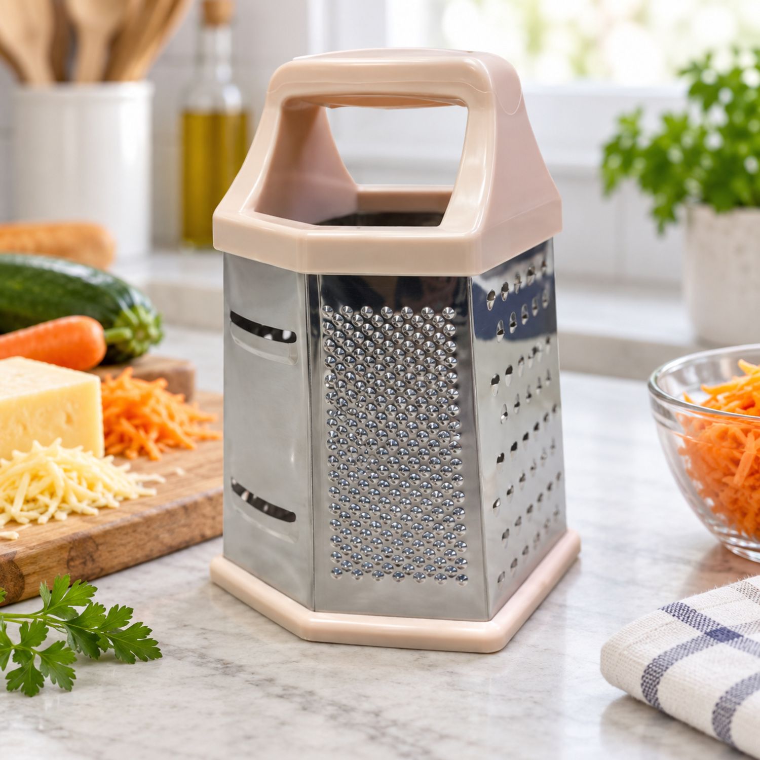 Six Side Grater / Rallador de 6 lados {HTCOOL4-8} (72/cs)