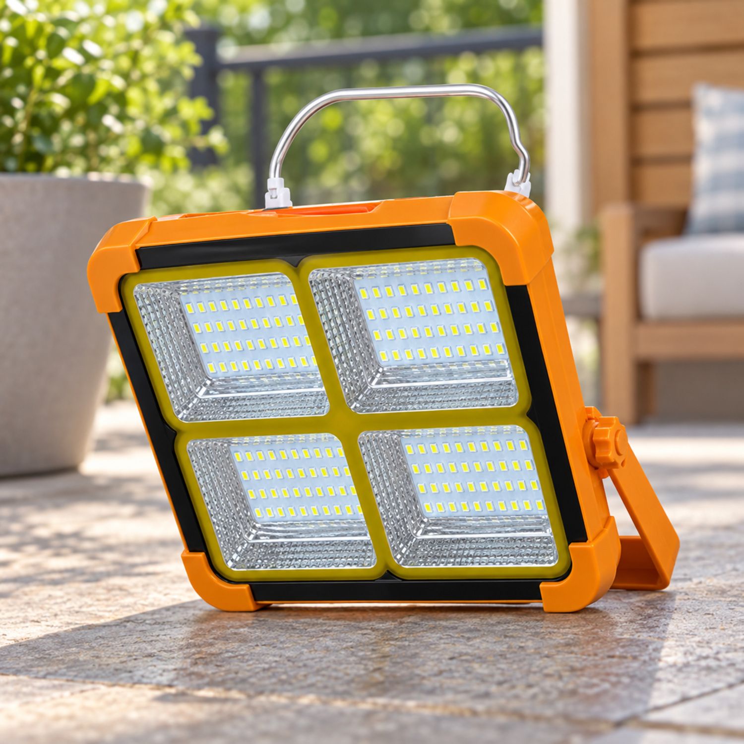 LED Solar Floor Light {NVA-186} (30/cs)