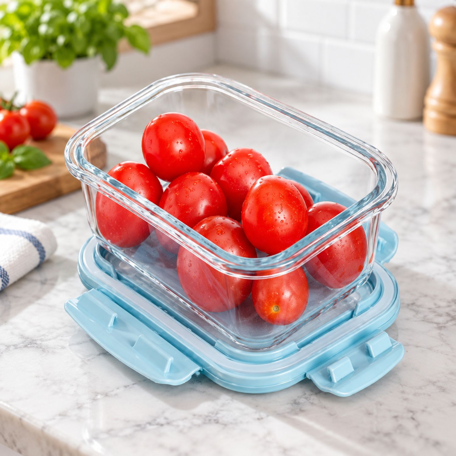 1520ml Glass Container {NVA-137} (20/cs)