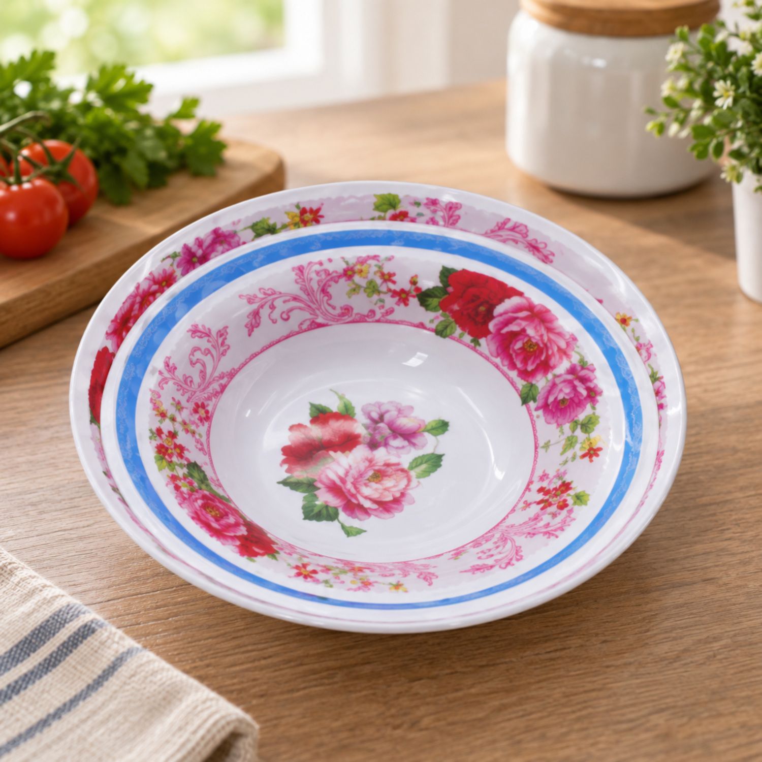 9" Soup Melamine Plate / 9" Plato de Sopa Melamina {1209} (180/cs)