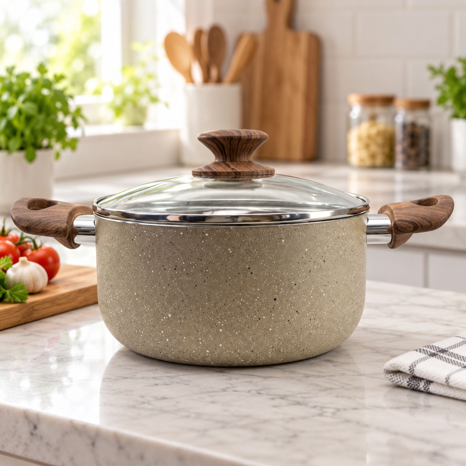 5.5 Liters / 26cm Nonstick Cookware / Olla 26cm {NVA-86} (6/cs)