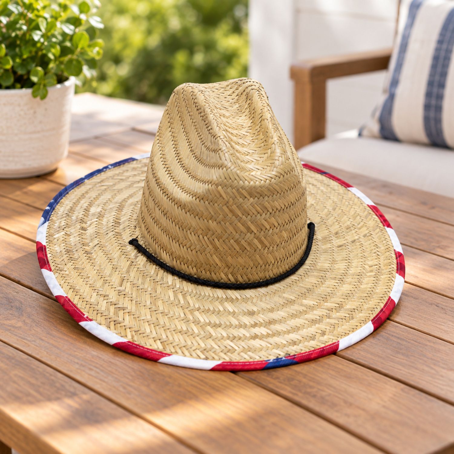 Straw Hat USA Design {NVA-6} (72/cs)
