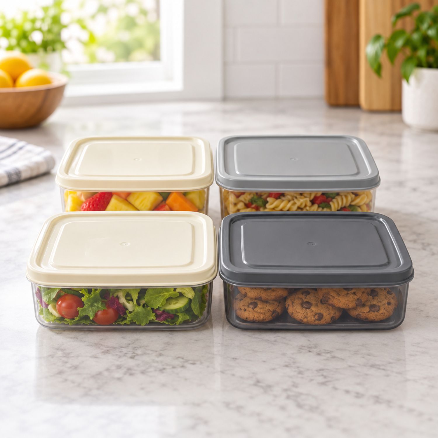 4ct Rectangular Storage Box {5979} (14/cs)