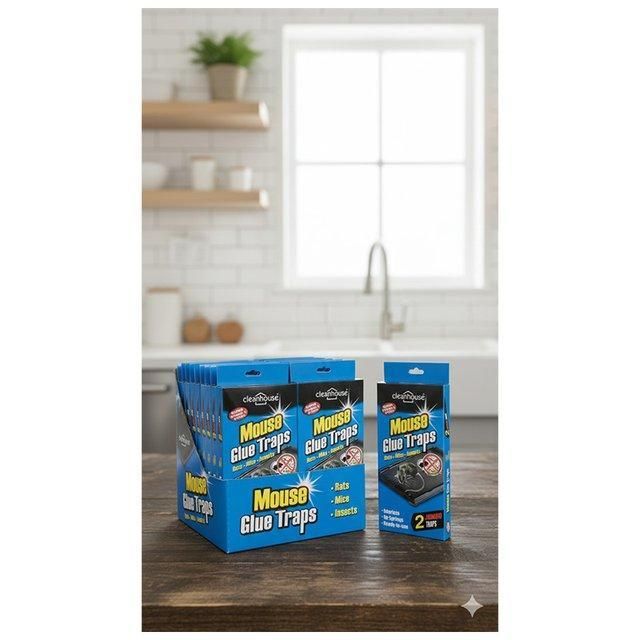 2Pk Super Jumbo Rat Glue Trap {CH89013} (48/cs)