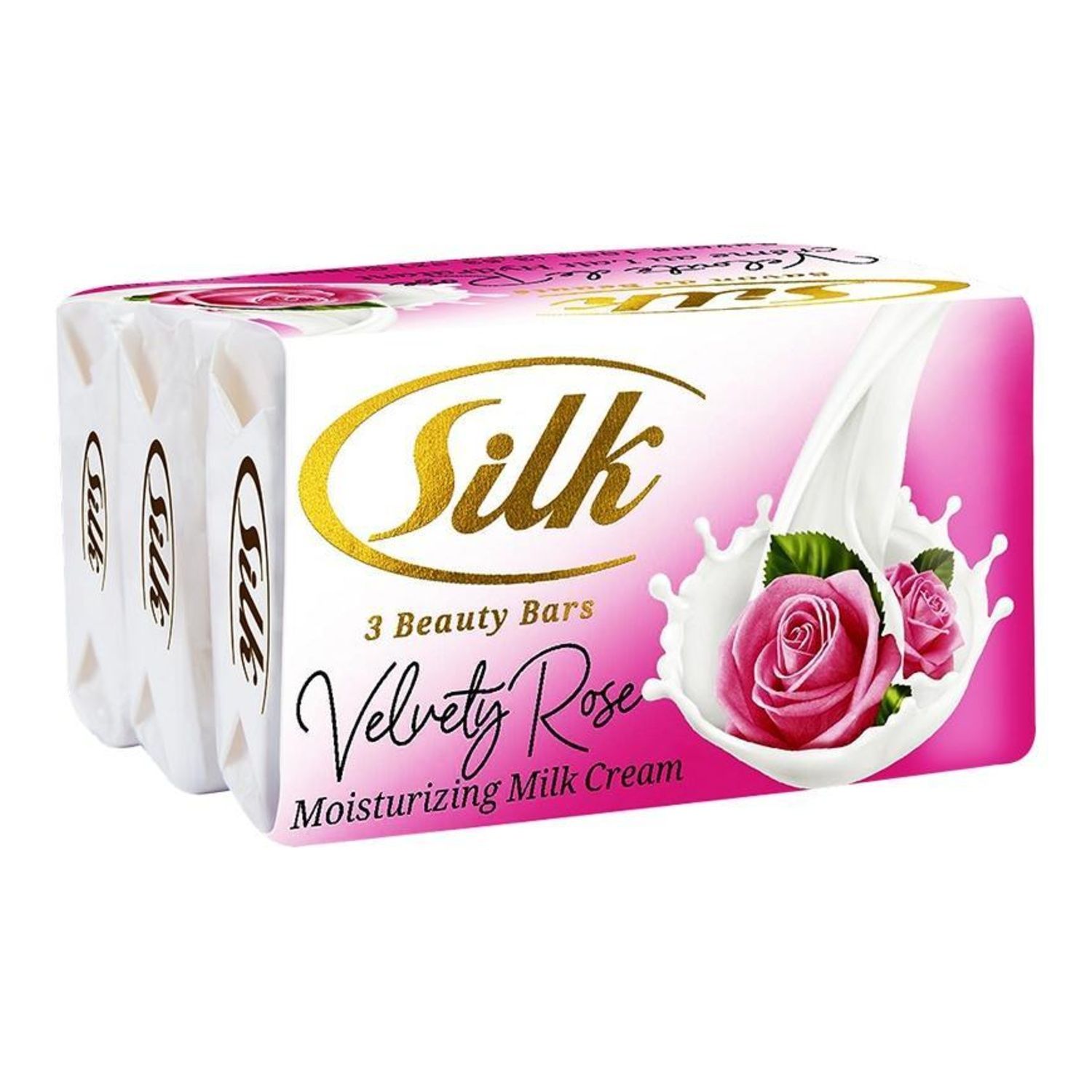 3Pk Silk Soap Pink (Velvety Rose) (24/cs)