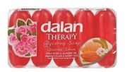 2.47oz/ 70gm 5pk Dalan Therapy Glycerine Bar Soap - British Rose &amp; Almond Oil (24/cs)