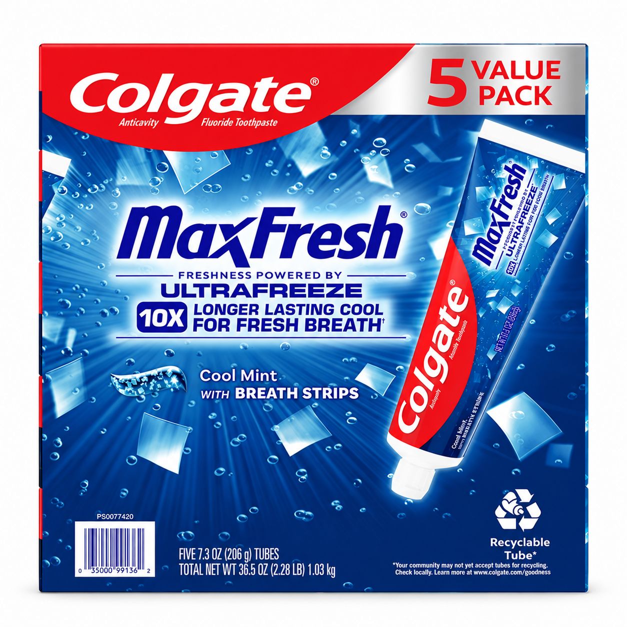 5 Value Pack UltraFreeze MaxFresh (10/cs)
