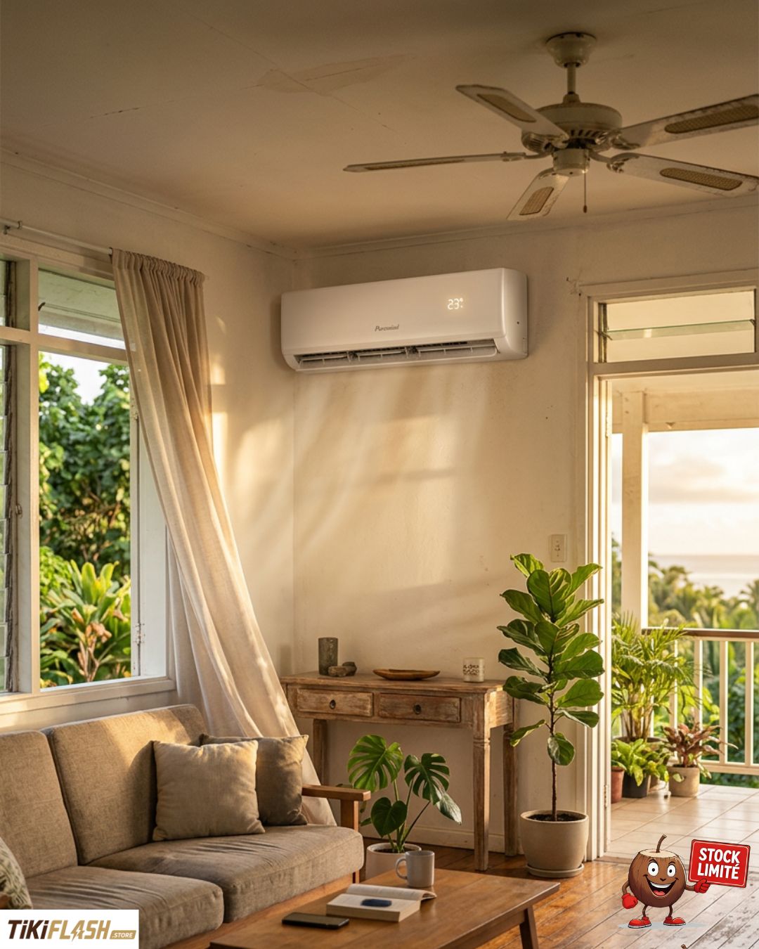 Climatiseur Puremind 12 000 BTU avec accessoires et supports inclus