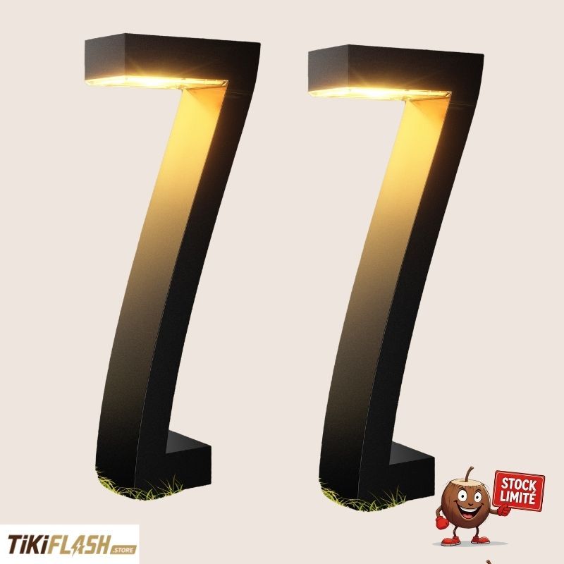 Lot de 4 lampes solaires design minimaliste
